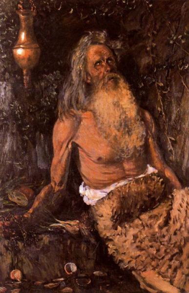 El Anacoreta by Antonio Muñoz Degrain