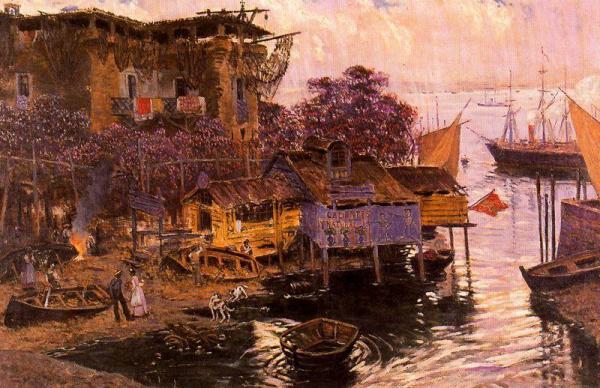 Antonio Muñoz Degrain Escena En Cuba