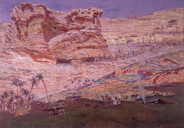 La Gruta De Los Profetas by Antonio Muñoz Degrain Oil Painting Reproductions