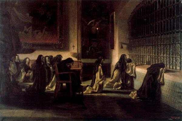 Rezando by Antonio Muñoz Degrain