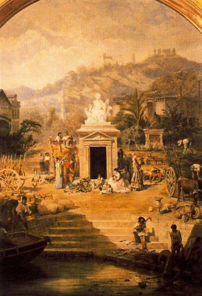 Techo Del Teatro Cervantes by Antonio Muñoz Degrain