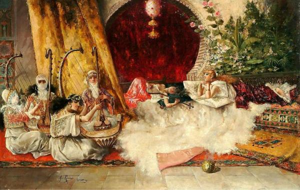 Music In The Harem by Antonio Rivas