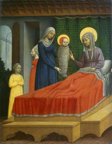 Birth Of Saint Augustine by Antonio Vivarini