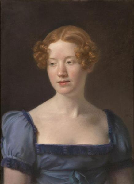 Lady Pringle,née Emilia Anne Macleod by Archibald Skirving
