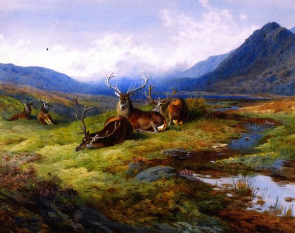 Naboth's Vineyard by Archibald Thorburn