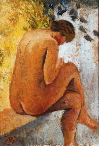 Dina At The Farm by Aristide Maillol