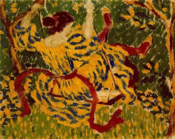 Girl On A Swing by Aristide Maillol