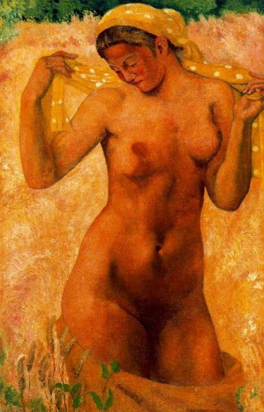 Grand Yellow Nu by Aristide Maillol