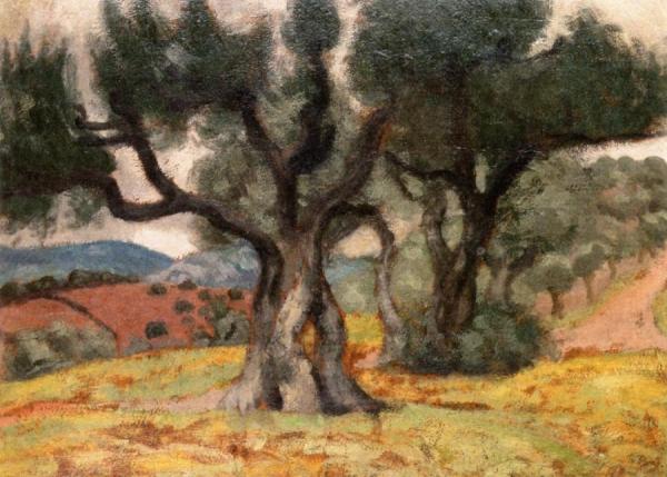 Olive Trees by Aristide Maillol Oil Painting Reproductions