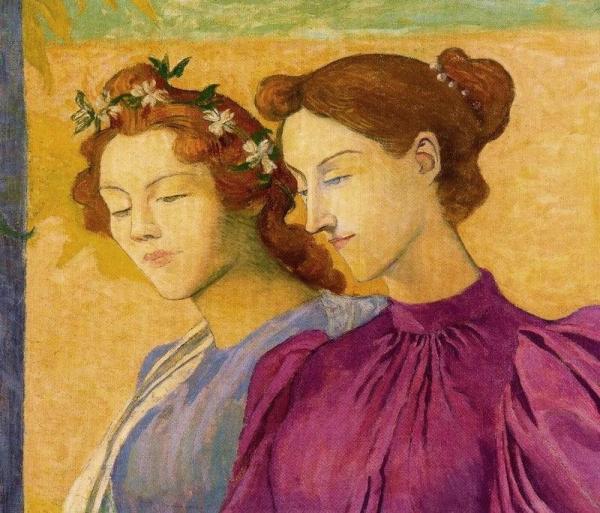 Two Girls by Aristide Maillol