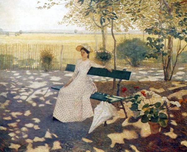 Aristide Maillol Woman Sitting With A Parasol