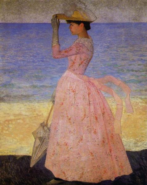 Woman With Umbrella by Aristide Maillol