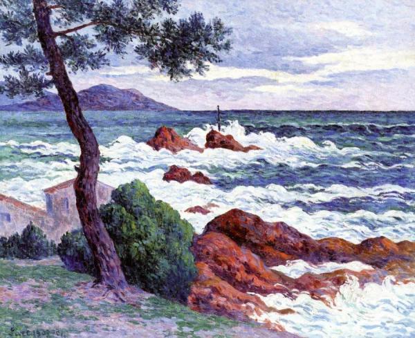 A Cutting Wind From The East At Saint-claire by Armand Guillaumin