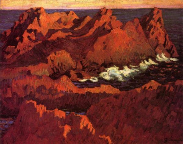 Agay, L'ile Besse by Armand Guillaumin Oil Painting Reproductions