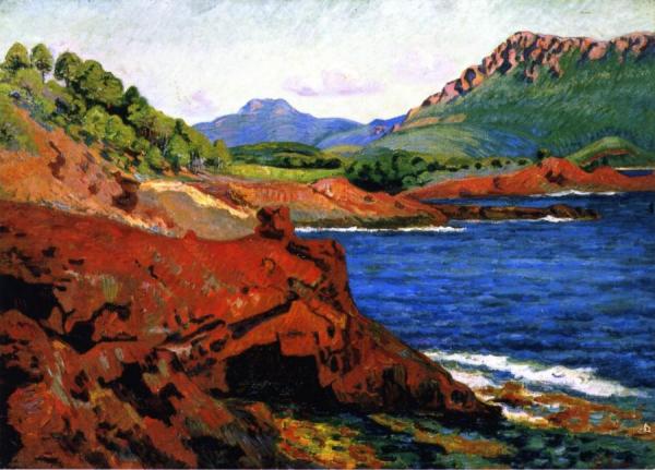 Agay, La Pointe Du Dramont Saint-martin by Armand Guillaumin Oil Painting Reproductions