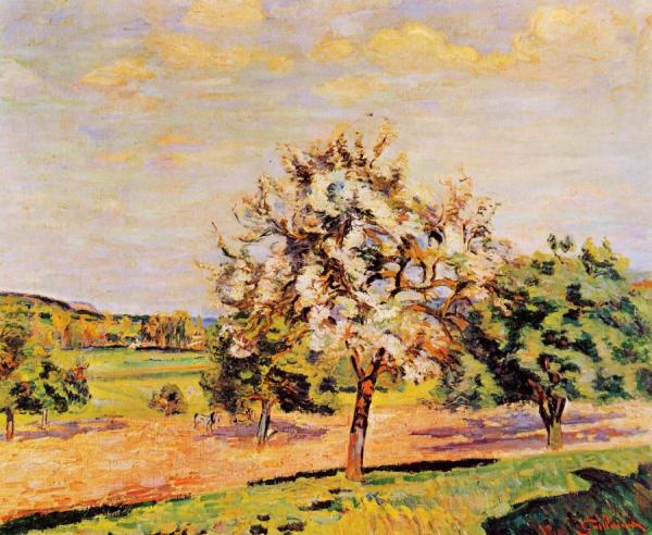 Apple Trees In Bloom by Armand Guillaumin