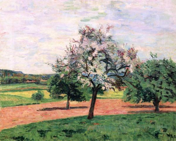 Apple Trees In Flower, Ile De France by Armand Guillaumin Oil Painting Reproductions