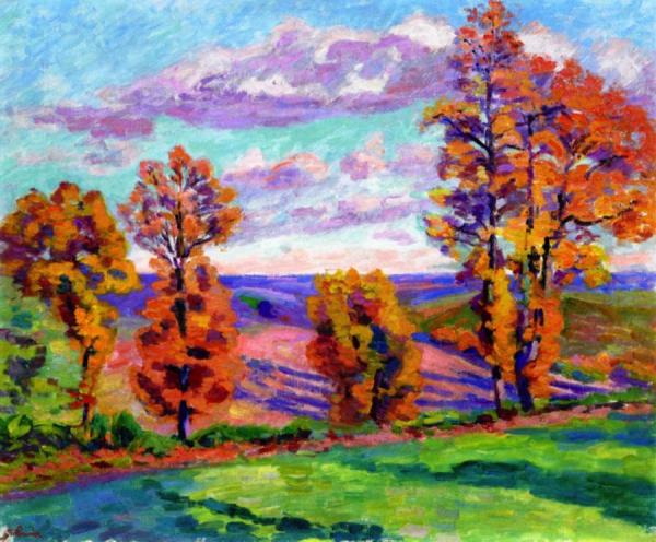 Autumn Landscape, Agay by Armand Guillaumin