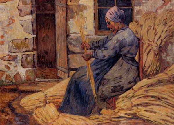 Basket Maker, Damiette by Armand Guillaumin