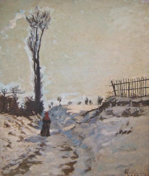 Chemin Creux,effet De Neige,1869 by Armand Guillaumin Oil Painting Reproductions