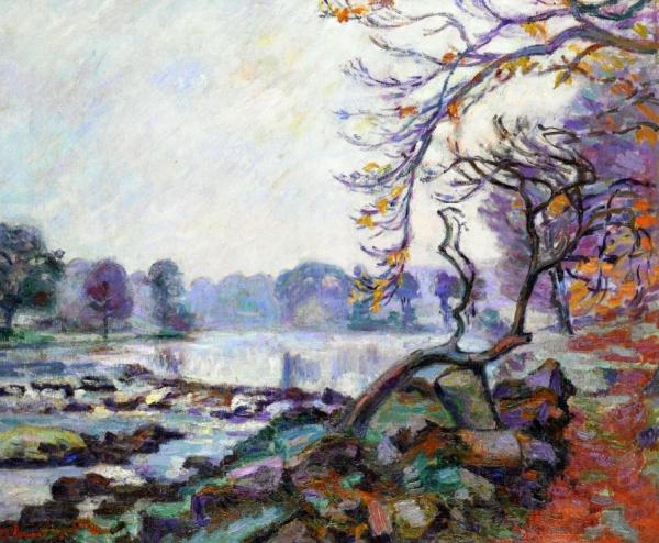 Dam At Genetin, Crozant by Armand Guillaumin