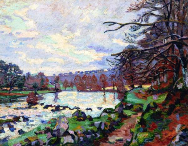 Dam At Genetin, Crozant by Armand Guillaumin
