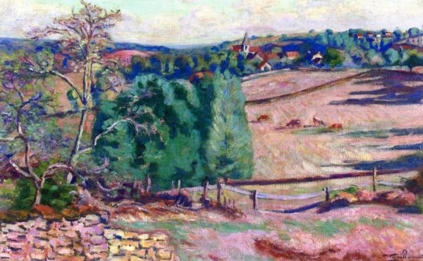 Farm Pasturage At Crozant by Armand Guillaumin Oil Painting Reproductions