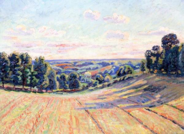 Hilly Landscape Of La Creuse by Armand Guillaumin