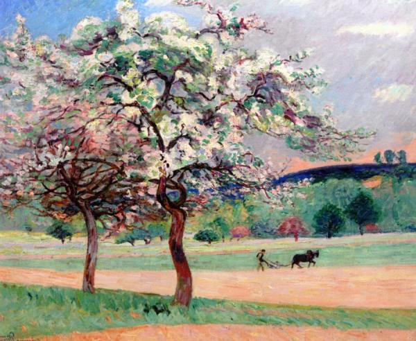 Laborer In A Landscape by Armand Guillaumin