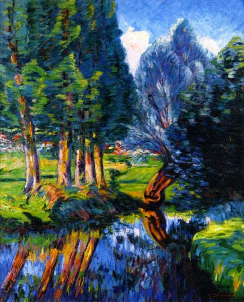 Landscape At Breuillet by Armand Guillaumin