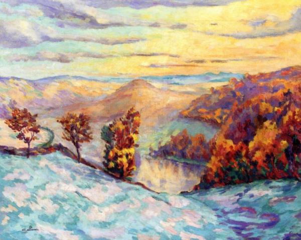 Le Puy-barriou And The Valley Of The Creuse by Armand Guillaumin