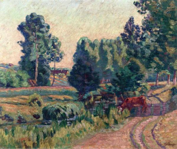 Near Saint-cheron by Armand Guillaumin Oil Painting Reproductions
