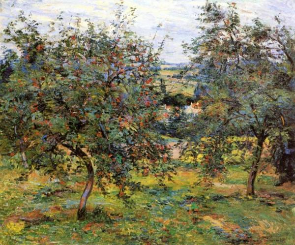 Orchards In Ile-de-france by Armand Guillaumin