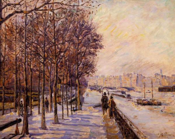 Place Valhubert by Armand Guillaumin