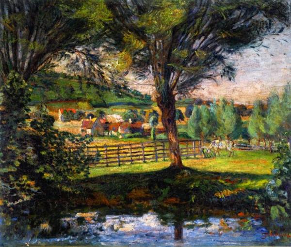 Pond With Willows, Ili-de-france by Armand Guillaumin