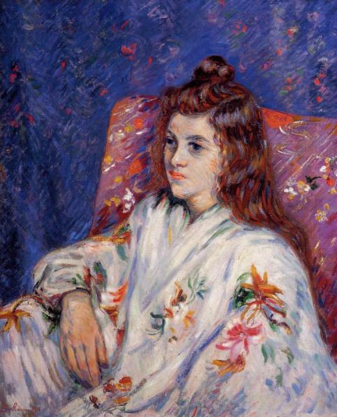 Portrait Of Madeleine by Armand Guillaumin