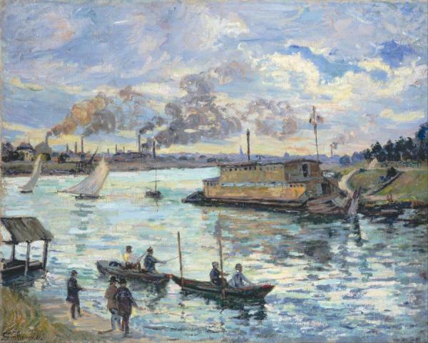 River Scene by Armand Guillaumin