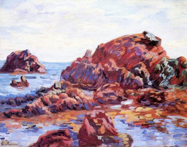 Rocks At Agay by Armand Guillaumin