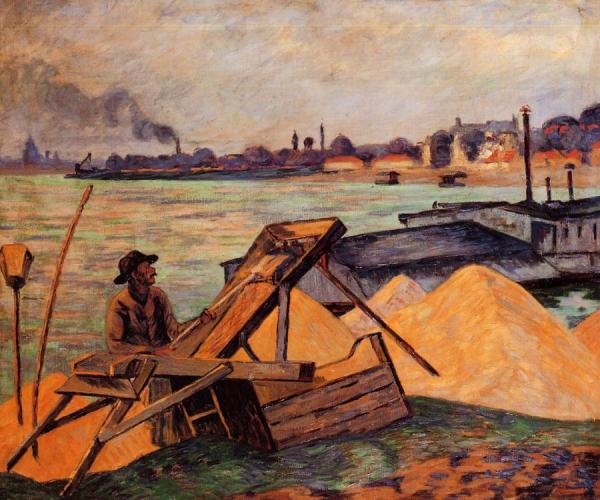 Sifting Sand by Armand Guillaumin