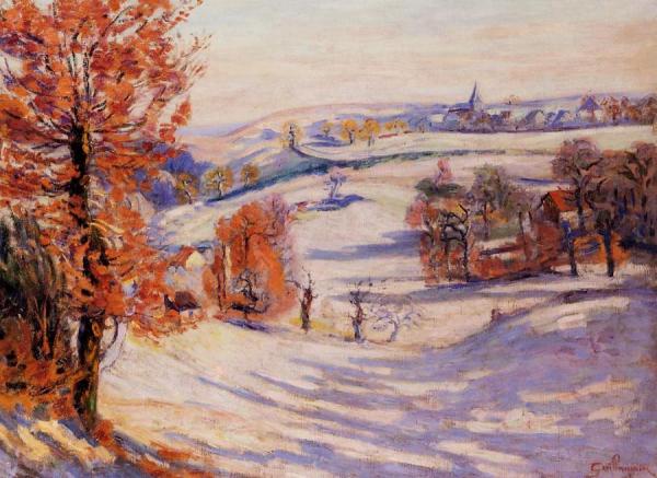 Snow At Crozant by Armand Guillaumin