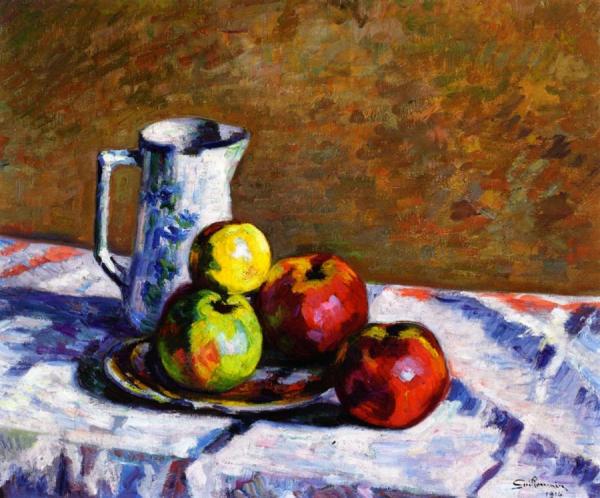 Still Life With Apples by Armand Guillaumin