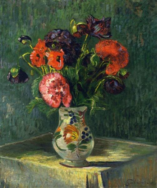 Still Life With Flowers by Armand Guillaumin
