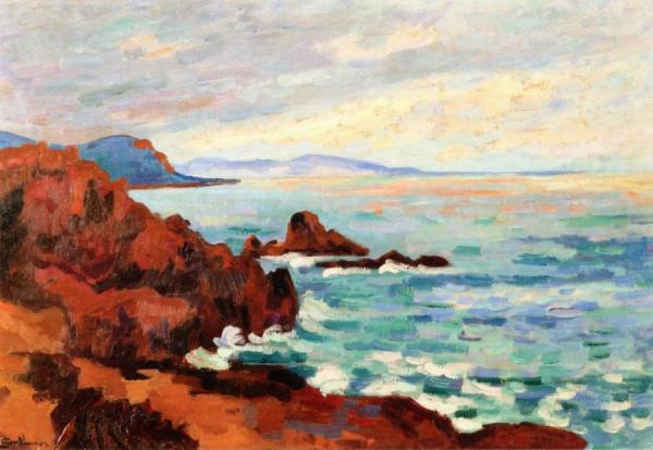 Sunset, Le Trayas-agay by Armand Guillaumin