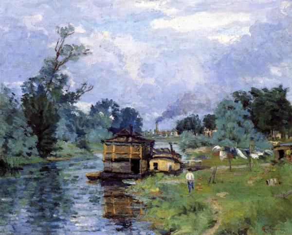 The Banks Of The River by Armand Guillaumin