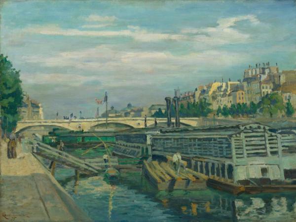 The Bridge Of Louis Philippe,1875 by Armand Guillaumin