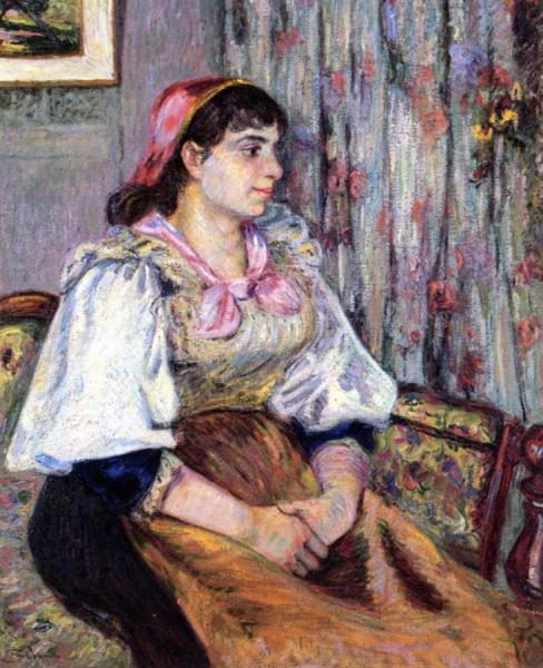 The Model by Armand Guillaumin