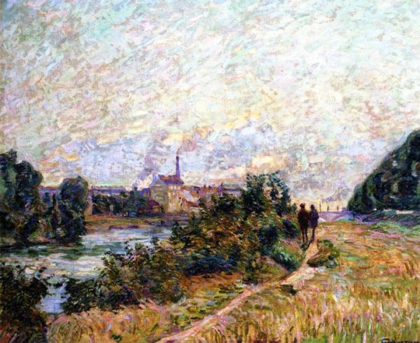 The Pointe D'ivry by Armand Guillaumin