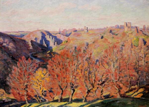 The Ruins At Crozant by Armand Guillaumin