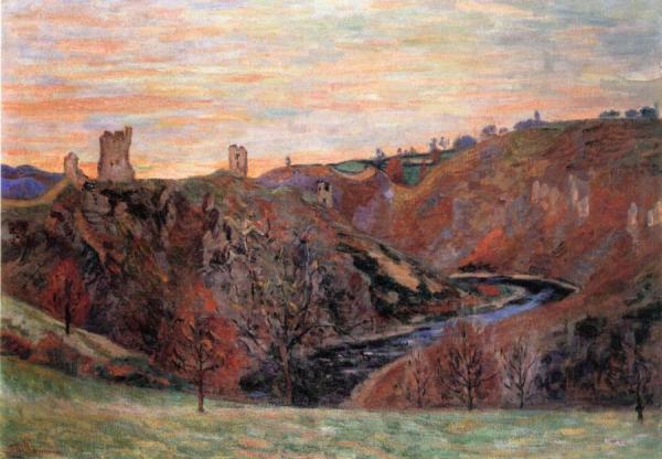 The Ruins Of The Chateau De Crozant by Armand Guillaumin