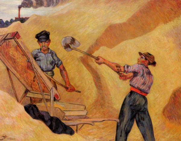 The Sand Quarry by Armand Guillaumin